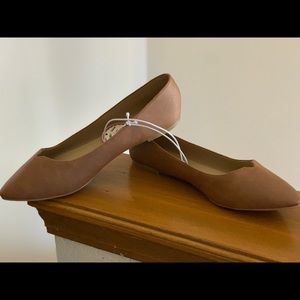 Brown Pointed Flats